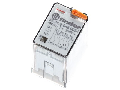 Top rear view Finder 55.34.8.048.0054 Switching relay AC 48V 7A 
