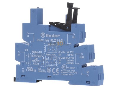 Front view Finder 93.02.0.024 Relay socket 
