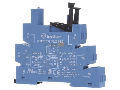 Frontansicht Finder 93.02.0.024 Schraubanschluss-Fassung fr Relais 
