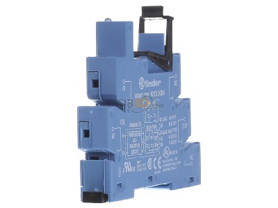 View on the left Finder 93.02.0.024 Relay socket 
