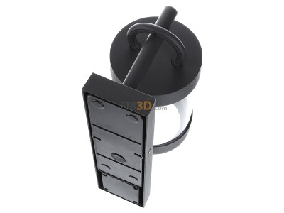 Ansicht oben hinten Trio-Leuchten 204169142 Au�en-Wandleuchte Aluguss anth,BWM 