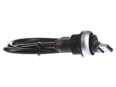 Ansicht links Murrelektronik 4000-73000-0150000 MSDD Einbaudose USB 3.0, 0,6m Kabel 