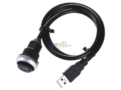 Ansicht oben vorne Murrelektronik 4000-73000-0150000 MSDD Einbaudose USB 3.0, 0,6m Kabel 