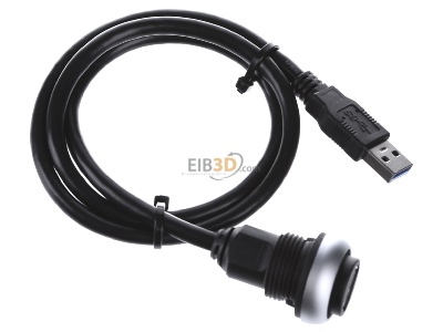 Ansicht oben links Murrelektronik 4000-73000-0150000 MSDD Einbaudose USB 3.0, 0,6m Kabel 