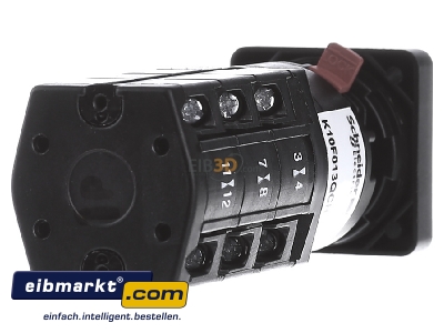 Ansicht hinten Schneider Electric K10F013QCH Stufenschalter 3 Stufen, m.Null. 
