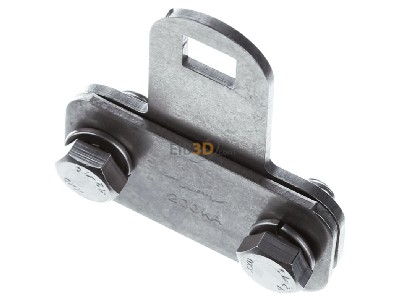 Ansicht oben vorne Dehn KS 200 B11.11 FL30X4 Klemmst�ck NIRO D11mm V2A 