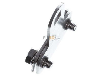 Ansicht oben rechts Dehn KS 200 B11.11 FL30X4 Klemmst�ck NIRO D11mm V2A 