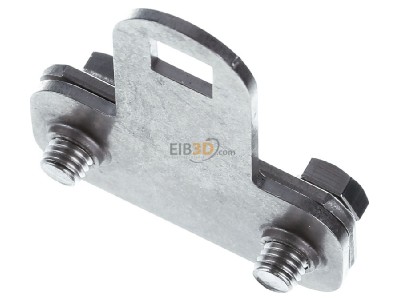 Ansicht oben hinten Dehn KS 200 B11.11 FL30X4 Klemmst�ck NIRO D11mm V2A 