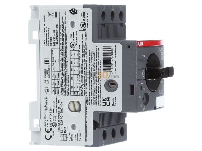 View on the left ABB MS132-10 Motor protection circuit-breaker 10A 
