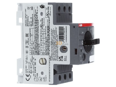 Ansicht links ABB MS132-10 Motorschutzschalter 6,3-10A 