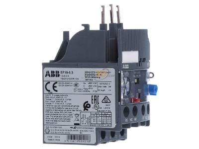 View on the left ABB EF19-6.3 Electronic overload relay 1,9...6,3A 
