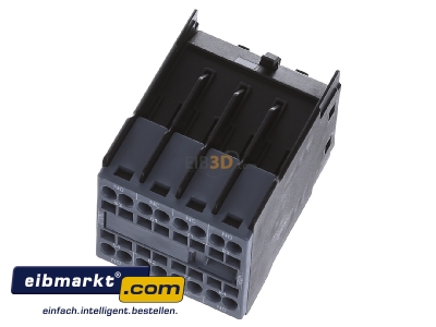 View up front Siemens Indus.Sector 3RH2911-2XA22-0MA0 Auxiliary contact block 2 NO/2 NC - 
