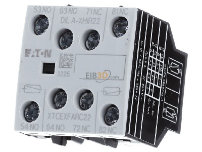 Frontansicht Eaton DILA-XHIR22 Hilfssch�tz 4p 