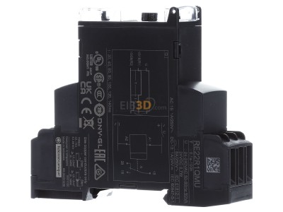 Front view Schneider Electric RE22R1QMU Timer relay 0,05...300s AC 24...240V 
