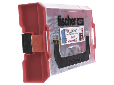 View on the left Fischer DE 539867 Fasteners assortment box Filled 
