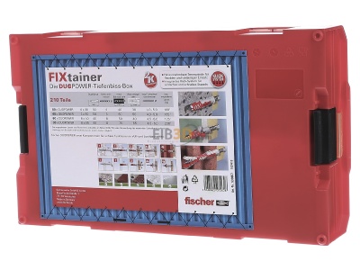 Back view Fischer DE 539867 Fasteners assortment box Filled 
