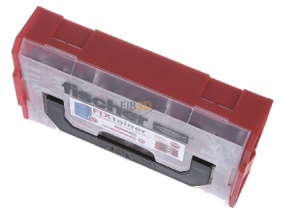 View up front Fischer DE 539867 Fasteners assortment box Filled 
