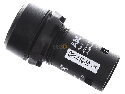 View top right ABB CP1-11G-10 Complete push button green 

