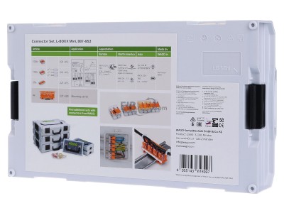 Ansicht hinten WAGO 887-952 Verbindungsklemmenset Mini Serie 221 