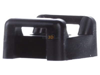 View on the left Hellermann Tyton CTM3 PA66 BK 100 Mounting element for cable tie 
