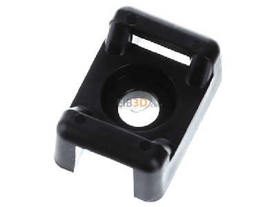View top right Hellermann Tyton CTM3 PA66 BK 100 Mounting element for cable tie 
