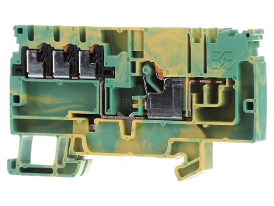 Frontansicht Weidmller AAP11 6/6X1.5 PE-LI Verteiler-Reihenklemme 6qmm / 1, 5qmm 