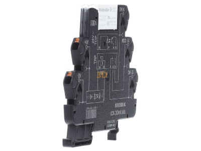 View on the left Weidm�ller TRP 24VDC 1CO Switching relay 
