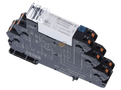 View up front Weidmller TRP 24VDC 1CO 16A Switching relay 
