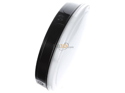 Ansicht oben links LEDVANCE SFBLKH30015W3000KSBK LED-Wand-/Deckenleuchte 3000K, m.Sensor, sw 