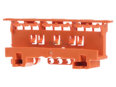 Ansicht hinten WAGO 221-500 Befestigungsadapter f. Serie 22, orange 