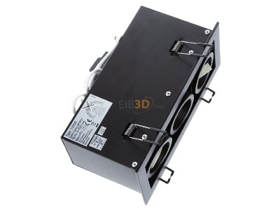 Ansicht oben links SLV 115530 Einbauleuchte schwarz 
