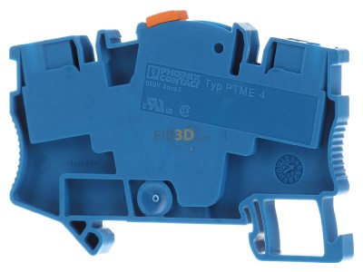 Ansicht hinten Phoenix PTME 4 BU Messwandler-Trennklemme 0,2-6qmm, B6,2mm bl 