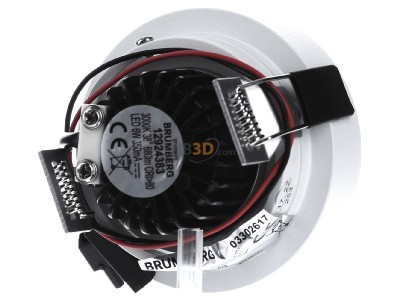 Ansicht hinten Brumberg 13126173 LED-Einbaustrahler 350mA 3000K st.-ws. 