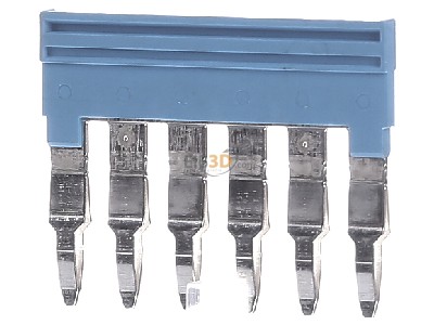 Frontansicht Weidm�ller ZQV 4N/6 BL Querverbindung 