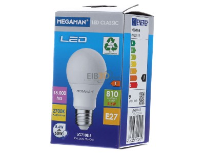 Frontansicht IDV MM 21045 LED-Standardlampe E27 9,5W 828 