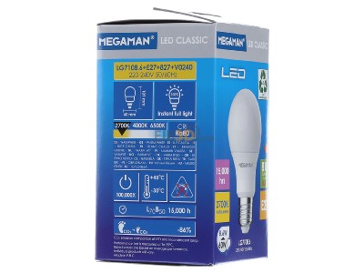 Ansicht links IDV MM 21045 LED-Standardlampe E27 9,5W 828 