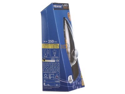 Ansicht links IDV MM 21075 LED-Kerzenlampe E14 2,5W 2800K 
