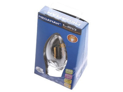 Ansicht oben vorne IDV MM 21075 LED-Kerzenlampe E14 2,5W 2800K 