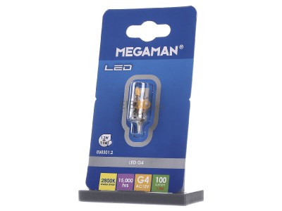 Frontansicht IDV MM49162 LED-Lampe G4 Silikon 