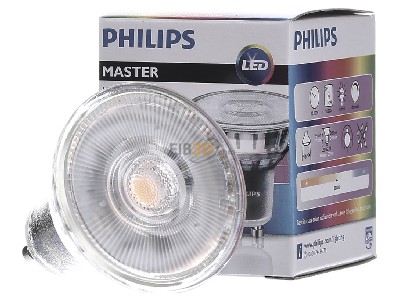 Front view Philips Licht MLEDspotEx #70757900 LED-lamp/Multi-LED 220...240V GU10 white MLEDspotEx 70757900
