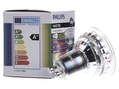 View on the left Philips Licht MLEDspotEx #70757900 LED-lamp/Multi-LED 220...240V GU10 white MLEDspotEx 70757900
