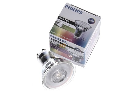 View up front Philips Licht MLEDspotEx #70757900 LED-lamp/Multi-LED 220...240V GU10 white MLEDspotEx 70757900
