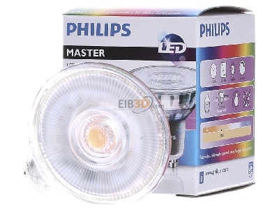Front view Philips Licht MLEDspotEx #70767800 LED-lamp/Multi-LED 220...240V GU10 white MLEDspotEx 70767800
