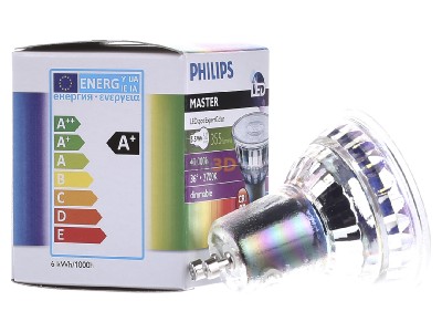 View on the left Philips Licht MLEDspotEx #70767800 LED-lamp/Multi-LED 220...240V GU10 white MLEDspotEx 70767800
