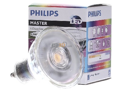Front view Philips Licht MLEDspotEx #70769200 LED-lamp/Multi-LED 220...240V GU10 white MLEDspotEx 70769200
