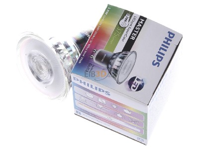 View top right Philips Licht MLEDspotEx #70769200 LED-lamp/Multi-LED 220...240V GU10 white MLEDspotEx 70769200
