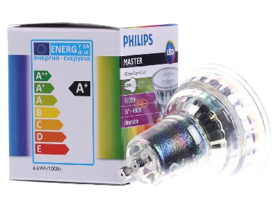 View on the left Philips Licht MLEDspotEx #70771500 LED-lamp/Multi-LED 220...240V GU10 white MLEDspotEx 70771500
