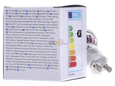 Back view Philips Licht CoreProSpot#72837600 LED-lamp/Multi-LED 220...240V GU10 white CoreProSpot72837600
