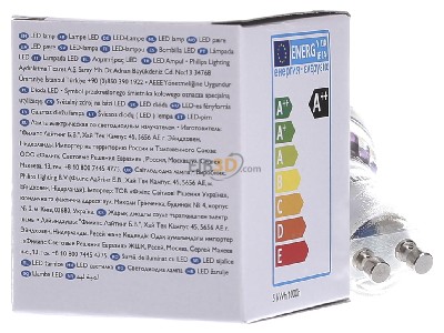 Back view Philips Licht CoreProSpot#72839000 LED-lamp/Multi-LED 220...240V GU10 white CoreProSpot72839000
