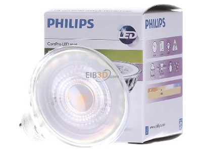 Front view Philips Licht CoreProSpot#75253100 LED-lamp/Multi-LED 220...240V GU10 white CoreProSpot75253100
